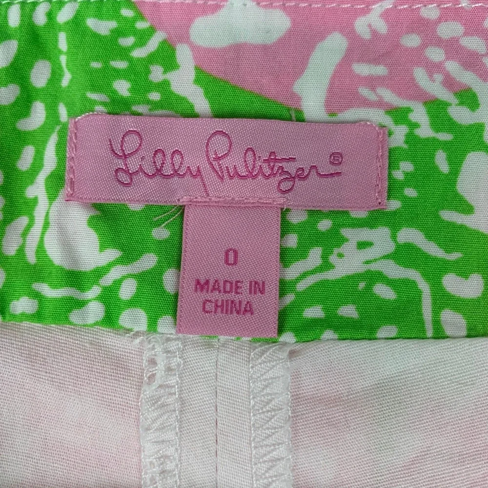 Lilly Pulitzer Cosette Skort Cheat Ya sz 0 Tennis‎ Preppy Cocktails Fruit Bows